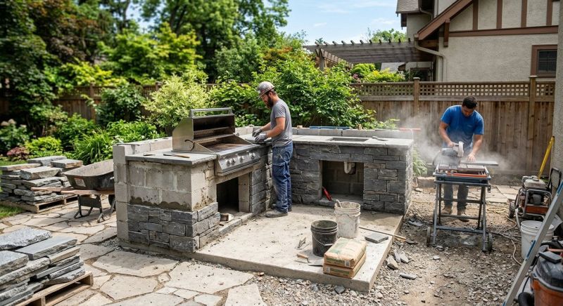 Outdoor Kitchen Installation in Charleston, SC